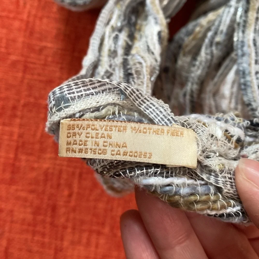 Y2k Collectioneighteen Yarn Scrap Eternity Infinity Scarf